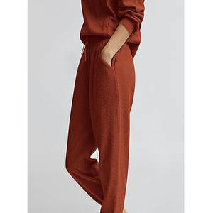 Trajes de dos piezas informales de verano para mujer, chándales de manga larga sólidos para ropa de calidad para mujer - Product Image 4