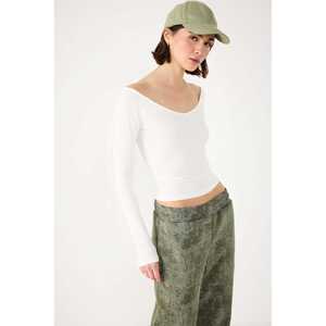 Camiseta de Cuello Ancho con Canalé - Product Image 1