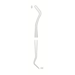 Sculpteurs d'amalgames restaurateurs Nystrom 2 AMALGAM CARVER NYSTROM 3 Instruments de restauration Instruments chirurgicaux dentaires - Product Image 2