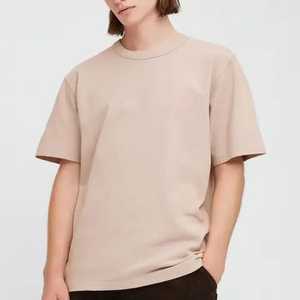 T-shirt en jersey 100 % coton épais personnalisé OEM, respirant, décontracté, brodé, motif uni, tricoté, sérigraphié, grandes tailles pour hommes - Product Image 4
