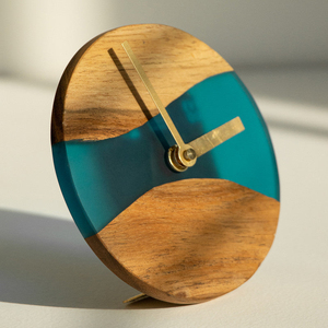 Luxury Epoxy Resin <b>Wall</b> <b>Clock</b> | Crystal Clear Finish with Artistic Design <b>for</b> Modern Home & Office Decor - Product Image 5