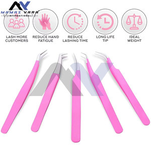 Fournisseurs OEM de pinces à cils et à sourcils de haute précision, outils professionnels de qualité supérieure pour les extensions de cils 3D 6D - Product Image 5