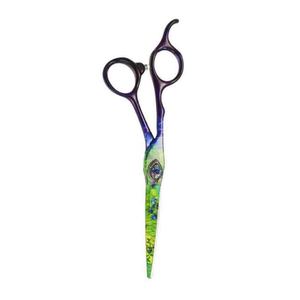 Ciseaux de coupe de cheveux en acier inoxydable de haute qualité papier enduit de couleur cisaillement de barbier pour salon et usage domestique pointe de lame tranchante - Product Image 5