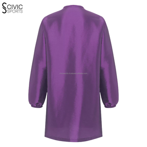 Vente en gros Veste de barbier durable Vêtements d'extérieur Smocks pour salons de beauté Vente à chaud Service OEM disponible - Product Image 2