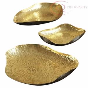 Plateau décoratif en métal artisanal pour le Ramadan avec finition de luxe |   Pour servir, décorer une table, styliser la maison et offrir en cadeau - Product Image 1