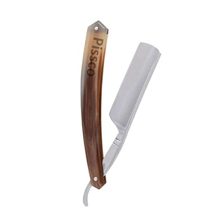 Navaja de Afeitar de Diseño Atractivo, Navajas de Afeitar Rectas de Acero Inoxidable, Herramientas de Belleza, Logotipo Personalizado - Product Image 4