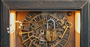 Cadenas en laiton-Serrure avec clés-Fonctionnement fonctionnel-Cadenas en laiton Jésus doré - Product Image 3