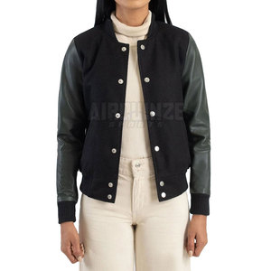 Chaqueta personalizada con letras para mujer, cálida, ligera, de calidad superior, estilo informal, botón que ofrece tamaño y color - Product Image 2