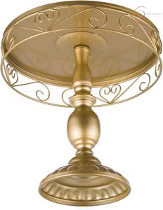 Base Decorativa para Pastel de Metal con Soporte Resistente, Ecológica, Personalizable en Color y Forma, Apta para Lavavajillas, para Pasteles de Bodas y Eventos - Product Image 1