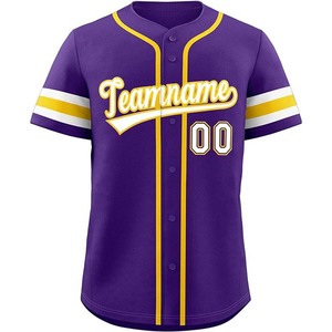 Camiseta deportiva para hombre, ropa de béisbol y softbol, camisetas transpirables de secado rápido con nombre de equipo, 100% poliéster para adultos - Product Image 3