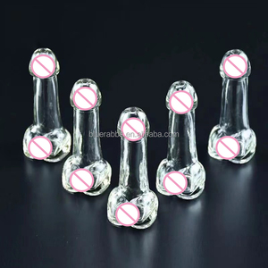 BlueRabbit vente en gros en forme de pénis tasse en verre Design créatif Transparent <span class=keywords><strong>Cocktail</strong></span> bouteille de vin drôle Sex Party jouet pour hommes - Product Image 3