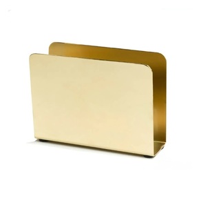 Caja de pañuelos de Metal chapada en oro de lujo para restaurante, caja de pañuelos de mesa india, nueva variedad, caja de Metal para sala de estar con revestimiento dorado - Product Image 6