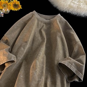 Camiseta Vintage personalizada de 250g, camiseta de gran tamaño para hombre, camiseta con lavado ácido, ropa de calle con estampado Dtg, camiseta con lavado ácido - Product Image 6