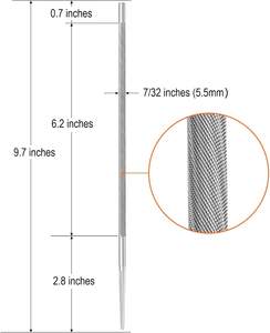 <span class=keywords><strong>Lima</strong></span> de afilado de <span class=keywords><strong>cadena</strong></span> de motosierra redonda, 5/32 ", <span class=keywords><strong>3</strong></span>/16", 7/32 ", 1/<span class=keywords><strong>8</strong></span>", 11/64 ", 13/64" - Product Image 2