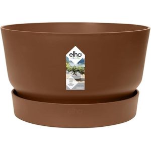 Lot de 2 <span class=keywords><strong>pots</strong></span> et jardinières d'extérieur <span class=keywords><strong>Elho</strong></span> Greenville Bowl 33, couleur gingembre, 32,5 x H 19,4 cm - Product Image 1