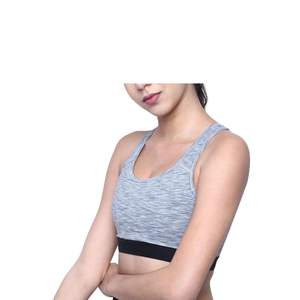 Soutien-gorge de sport pour femmes en gros personnalisé, réglable et sans couture, résistant aux chocs, confortable et extensible pour le yoga et les vêtements de sport - Product Image 2