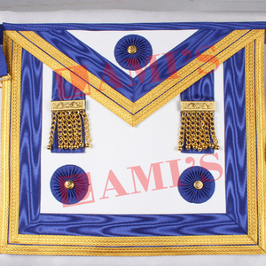 Tablier maçonnique Regalia de haute qualité avec niveaux en métal Tablier en cuir fait main de conception personnalisée à vendre - Product Image 1