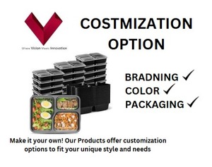 Fiambrera de plástico de 3 capas con el artículo más vendido del 2025, fiambrera para embalaje de alimentos, fiambrera para llevar, fiambrera desechable segura para microondas, - Product Image 3