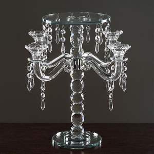 Bougeoir en verre design Offre Spéciale bougeoirs en verre de couleur cristal pour la célébration de mariage ou les centres de table de Noël - Product Image 3