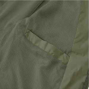 Manteau matelassé pour hommes avec broderie et fermeture à glissière sur le devant 100% vêtements d'extérieur en nylon grande taille pour la marche à la mode - Product Image 5