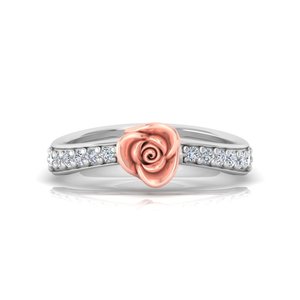 Bagues de mariage Rose Labgrown Diamond Round Brilliant Cut Ring Romantic IGI Certified for Women and Girls Anniversary & Party - Product Image 1