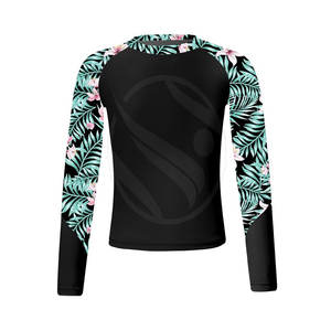 Venta al por mayor Precio razonable Nueva llegada Mujeres Rash Guard Gym Fitness Wear Tallas grandes Mujeres Rash Guard - Product Image 2