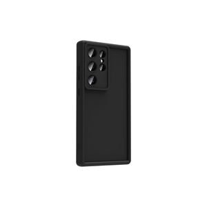 Étui en silicone liquide noir premium à motif ananas pour Samsung Galaxy S25 Ultra, coque de protection souple en silicone pour appareil photo - Product Image 5