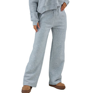 ชุดกางเกงวอร์มผ้าฝ้ายมีฮู้ดสำหรับผู้หญิงชุดใส่วิ่งกางเกงขายาวสำหรับฤดูหนาวพิมพ์โลโก้ได้ตามต้องการ - Product Image 4