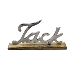 Conception fantaisie aluminium/bois décoratif TACK avec base nickel brut pour la décoration de noël faite à la main personnalisée - Product Image 4