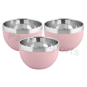 Cuencos Citi de acero inoxidable de dos colores hechos a mano ecológicos, juego de servicio de comedor de cocina moderna, certificado LFGB, elegante, no tóxico - Product Image 1