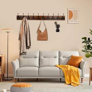 Cintre en bois durable pour vêtements délicats, cintre en bois gain de place avec large support d'épaule pour vêtements lourds - Product Image 4