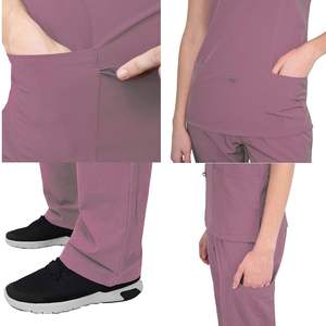 Vente en gros d'uniformes médicaux élégants ensembles de survêtements en coton pour hôpitaux costumes de jogging pour médecins infirmières vêtements unisexes personnalisés - Product Image 6