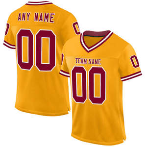 Maillot de football américain grande taille, confortable, personnalisé, sublimation, brodé et cousu, uniforme d'équipe athlétique - Product Image 1