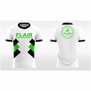 เสื้อฟุตบอลสำหรับเด็กเสื้อ100% ผ้าโพลีเอสเตอร์ระบายอากาศได้ดีแบบย้อนยุคออกแบบได้ตามต้องการมีบริการ OEM - Product Image 4