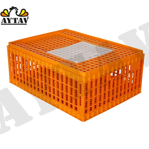 Jaula de Transporte de Pollos con Puerta Superior Lateral para Pollos y Pollitos, Equipo de Manejo de Aves Vivas para Granjas Avícolas, AYTAV - Product Image 1