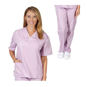 Alta calidad de manga corta elástico antiarrugas impermeable mujeres enfermera personalizado Jogger apilados uniformes conjuntos para mujeres - Product Image 5