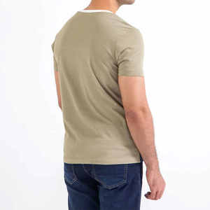 เสื้อยืดผ้าฝ้ายผู้ชายแบบเรียบเสื้อยืดผ้าใส่สบายพิมพ์ลายดีไซน์ไม่เหมือนใคร - Product Image 2