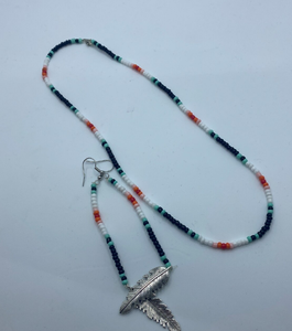 <b>Bead</b> <b>Necklace</b>, Beaded <b>Necklaces</b>, Handmade Jewelry, Handmade <b>Necklaces</b>, Beaded <b>Necklace</b> for Women Fringe Beaded Bandana - Product Image 2