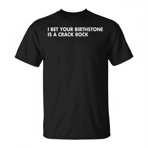 T-shirt Crack Rock Birthstone per scopi promozionali - Product Image 2