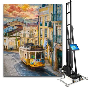 Impresora automática de pared Robot Pintura impresora de pared precio de la máquina de pintura para la máquina de impresión de pared 3D impresora de inyección de tinta