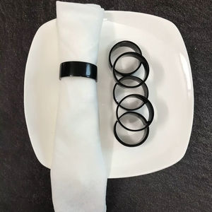 Porte-serviettes en corne de buffle, forme ronde, porte-serviettes pour hôtels de luxe, restaurants et tables de mariage, haute qualité - Product Image 1
