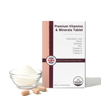 Vitamines et Minéraux Premium pour Adultes – Complément Santé 12 Fonctions : Acide Pantothénique, Centella, Curcuma pour la Peau, l'Énergie, la Vitalité et le Système Immunitaire