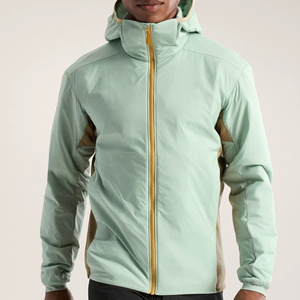 Stylish Trending Lightweight Windbreaker Hooded Jacket For Men Wholesale Waterproof Hikingwear Jacket With Customize Logo - Product Image 1