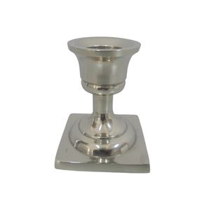 Soporte de vela decorativo de aluminio niquelado estilo clásico para iluminación navideña soporte de vela decorativo - Product Image 1