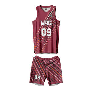 Uniforme de basket-ball OEM fabriqué en usine, uniforme de basket-ball à bas quantité minimale de commande, uniformes d'équipe de conception par sublimation, nouvelle conception 2025 - Product Image 1