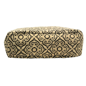 ถุงผ้าปอกระเจาผ้าถักย้อมพิมพ์ลายออกแบบได้ตามที่ต้องการเป็นมิตรกับสิ่งแวดล้อมพร้อมที่จับเทปสายรัดผ้าฝ้ายและที่ปิดซิปสำหรับใช้เป็นของขวัญ - Product Image 4