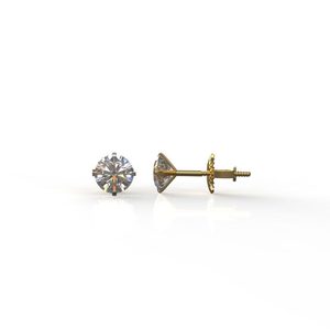 Avarta Jewellery 14K y 18K Oro 25 centavos cada laboratorio Grown Diamond Solitaire Stud Earring - Product Image 1