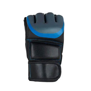 Gants MMA ergonomiques rembourrés 16oz fermeture à crochet réglable mouvement naturel de la main en cuir PU unisexe gants d'entraînement de kickboxing - Product Image 2