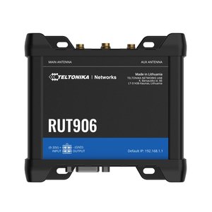 เราเตอร์อุตสาหกรรม 4G LTE ระดับมืออาชีพ Teltonika RUT906, Cat.4, WiFi, รองรับซิมคู่, 1 พอร์ต WAN, 3 พอร์ต LAN, มาตรฐาน IP30 - Product Image 3
