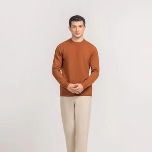 <b>Men's</b> High Demand Selling Customized Logo Printing Winter Wear High Quality New Design 2025 Fleece Fabric <b>Men</b> <b>Sweatshirts</b> - Product Image 1